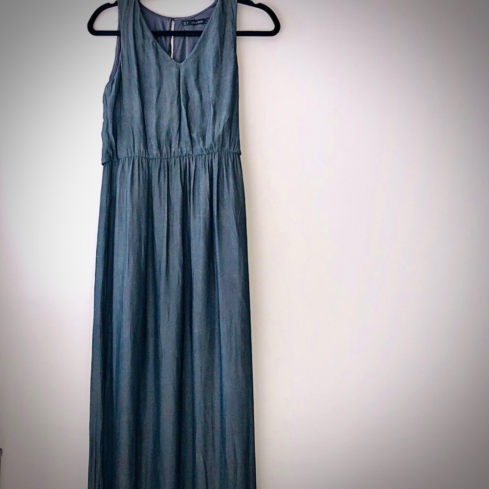 🦜Zara Fun Belted Maxi Dress, with Side Slit🦜 - Picture 7 of 8